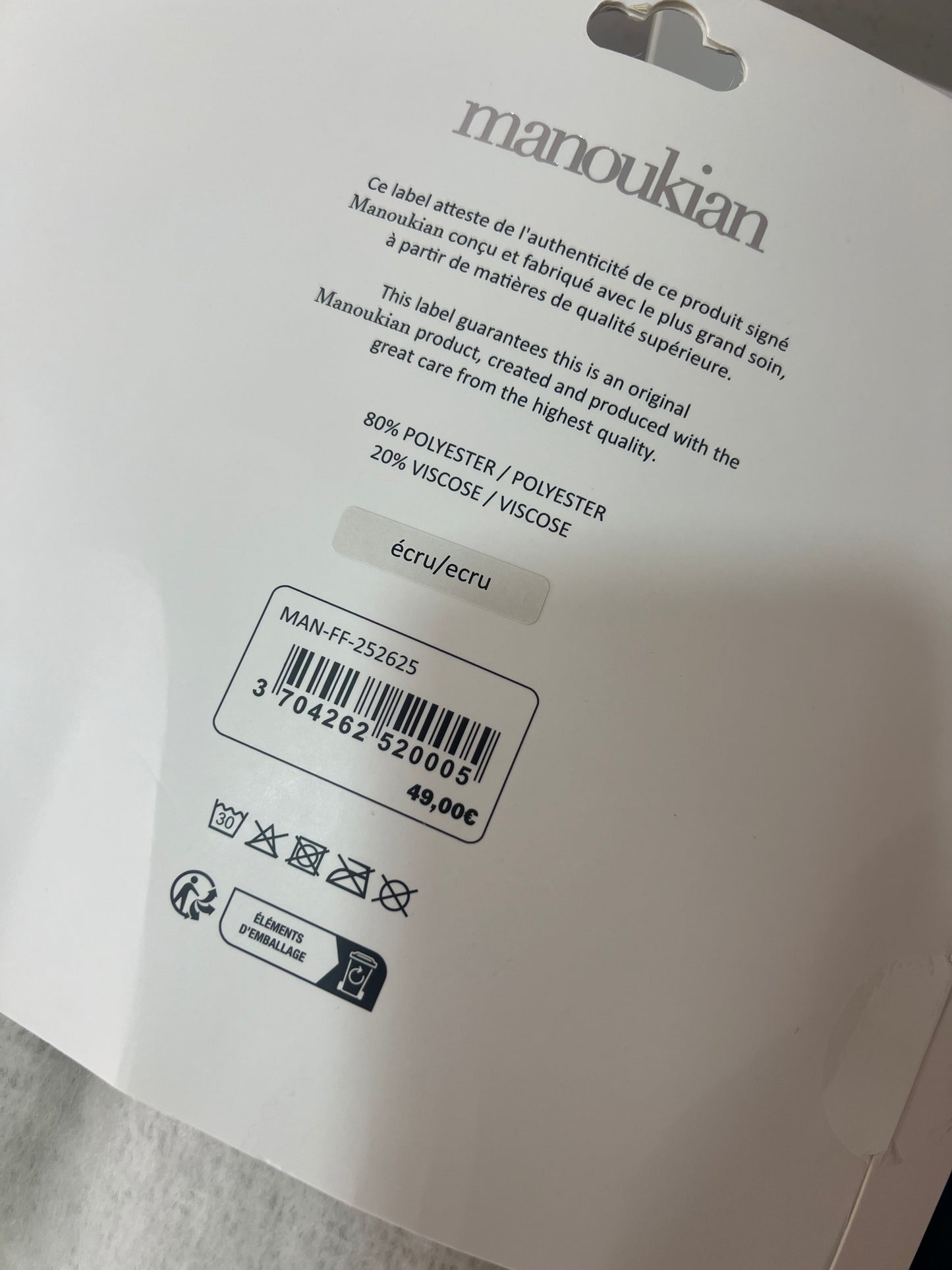 Echarpe épaisse manoukian