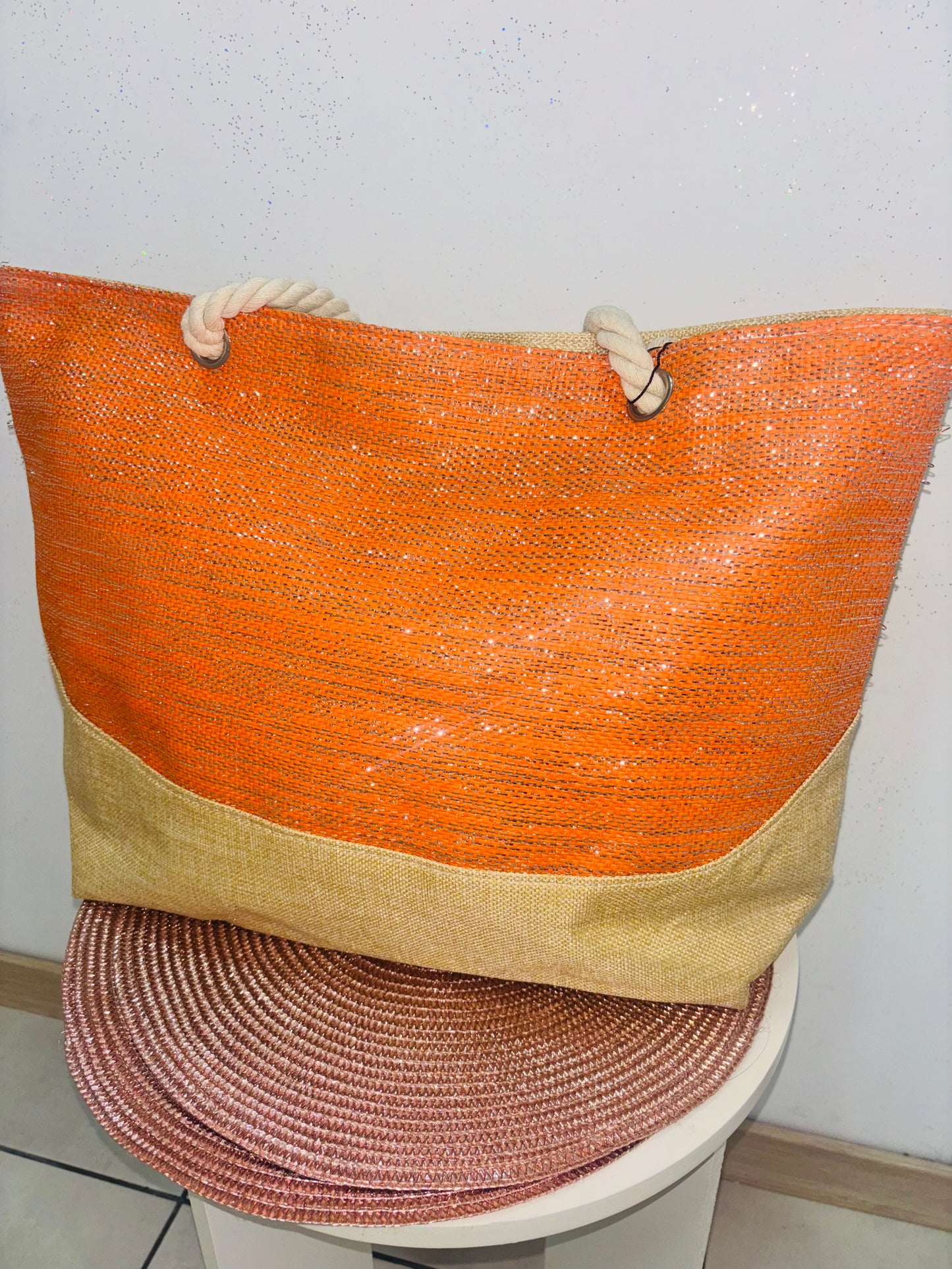 Sac xxl plage paillete