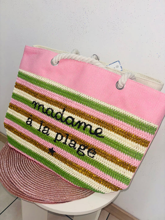 Sac plage xxl avec fermeture