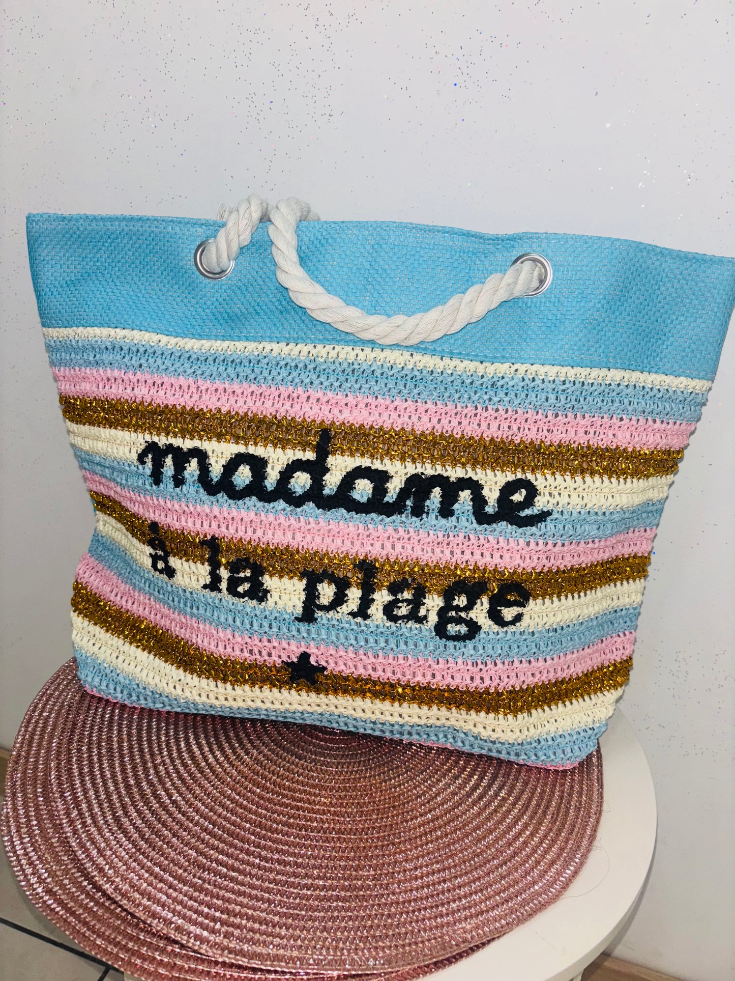 Sac plage xxl avec fermeture