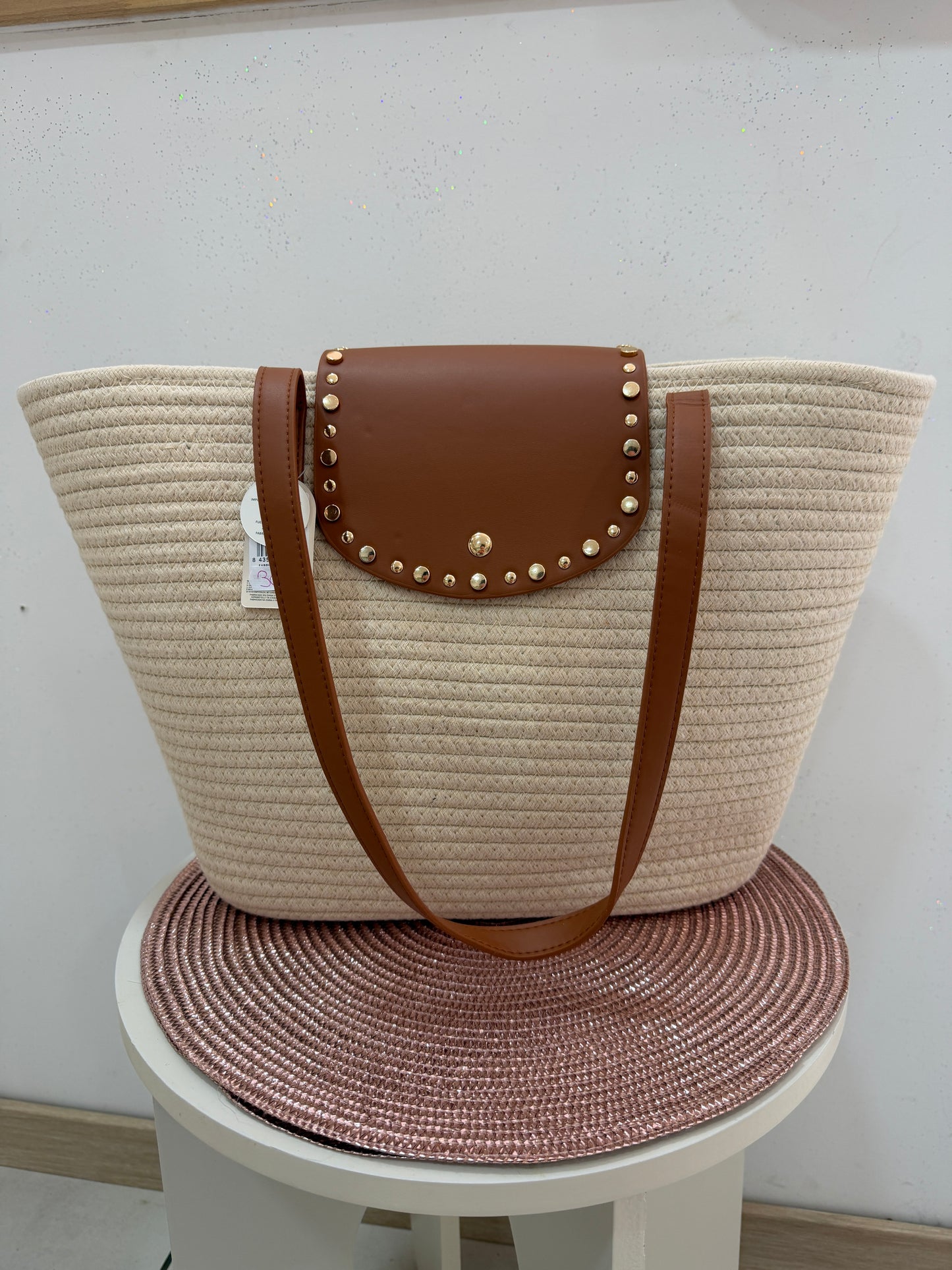 Sac beige grand
