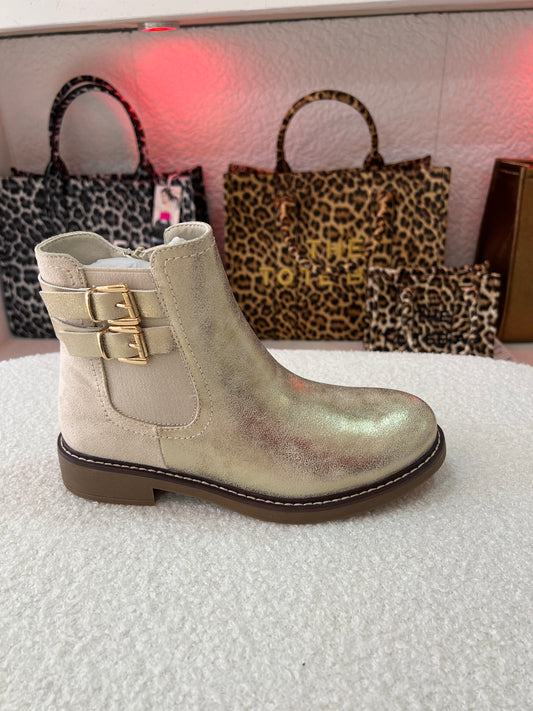 Bottine dorée